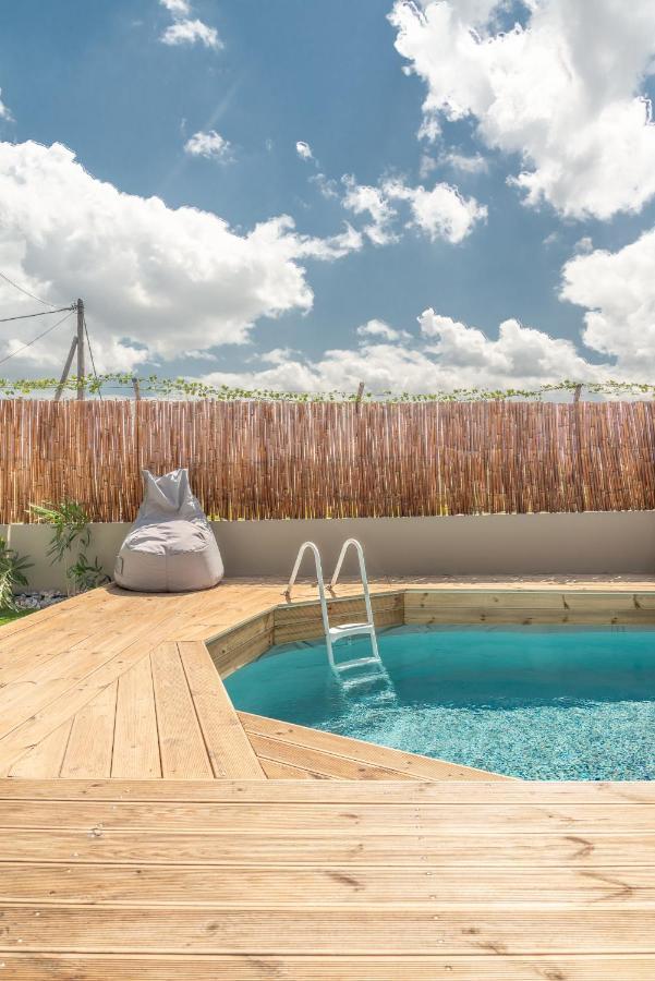 Cozy House With Pool Near Beach Gazi Bagian luar foto